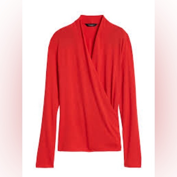 Threadsoft Wrap Top - Picture 1 of 4